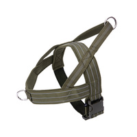 Collier pour chien en nylon réfléchissant, robuste, réglable, anti-évasion, à libération rapide, pour la promenade en extérieur, l'entraînement, logo personnalisé