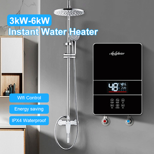 Chauffe-eau électrique instantané sans réservoir 3000-6000W, élément chauffant en acier inoxydable, contrôle intelligent par application, température constante - Product Image 3