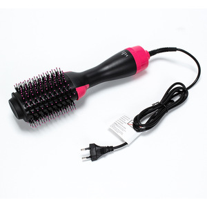 Brosse sèche-cheveux infrarouge à ions négatifs avec concentrateur et diffuseur, styler électrique pour cheveux lisses - Product Image 1