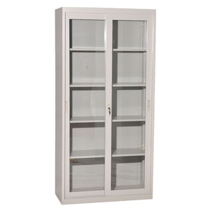 Office Equipment Combination 2 Door Small Storage Steel Filing <b>Cabinet</b> Glass Door Medical Storage Cupboard File <b>Cabinet</b> - Product Image 2