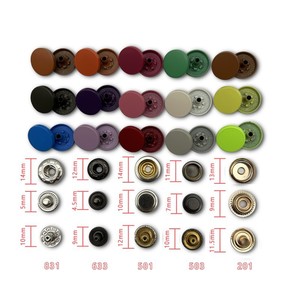 Индивидуальный логотип из цинкового сплава, экологически чистые плоские кнопки с блестками для украшения одежды, <span class=keywords><strong>4</strong></span> части, красочные кнопки для нажатия - Product Image 1