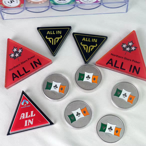 Boutons de monnaie commémoratifs personnalisés en alliage de zinc de qualité supérieure, polis miroir, plaqués argent et or, jetons de poker en métal de collection - Product Image 3