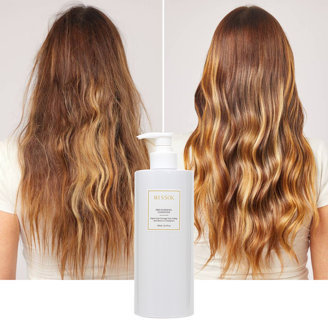 High Quality 500ml Deep Nourishing Hair Conditioner Moisturizing Cream for Frizz Control and Repair Low MOQ Wholesale