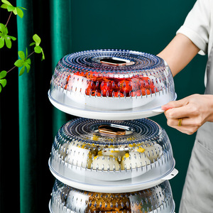 Couvre-aliments rond à clipser, anti-insectes, isolant thermique, pour utilisation sur table de fête - Product Image 2