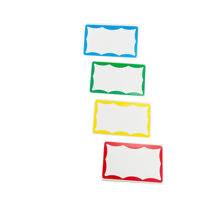 [Spot Commodity] Nhãn Dán Đánh Dấu Màu Trống Giấy OPP Bao Bì 1 Gói 50 Miếng, 1 Miếng 4 Nhãn Dán Nhãn Có Thể Ghi - Product Image 4