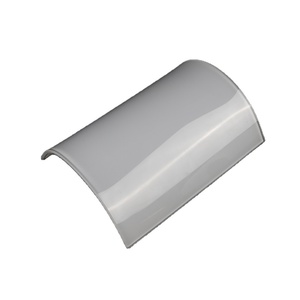 Recambio de lámpara curvada de cristal para techo, accesorio de luz curvada, ópalo blanco - Product Image 1