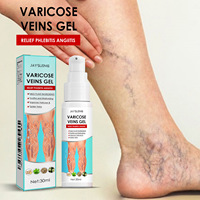 Crème Gel Herbale Apaisante pour Phlébite, Angéite et Varices, Traitement Gel pour Varicosités