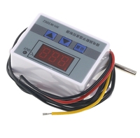 Contrôleur de température numérique XH-W3001 XH-W3002 AC110-220V 1500W, thermostat micro-ordinateur avec câble de 1 m