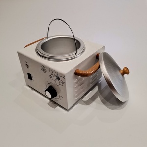 Calentador <span class=keywords><strong>de</strong></span> Cera Profesional Personalizado con Logotipo, Pequeño, Negro, <span class=keywords><strong>de</strong></span> Acero Inoxidable, <span class=keywords><strong>para</strong></span> Depilación Corporal y Nasal, Enchufe JP - Product Image 2