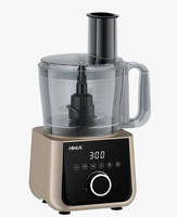 Procesador de Alimentos de 1500W con Velocidad Variable, 6 Programas Preestablecidos, Picador, Amasador, Rebanador, Bajo Nivel de Ruido, 2.5L, Logotipo Personalizado, Molde Privado
