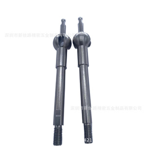 Usinage de précision des métaux, tige longue en acier inoxydable, tournage et fraisage à cinq axes, quincaillerie composite - Product Image 2