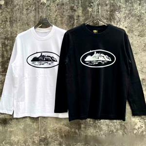 Camiseta <span class=keywords><strong>CORTEI</strong></span> de Manga Larga con Estampado Serigrafiado, Estilo Urbano, Corte Holgado, para Hombre y Mujer, Otoño 2025, a la Moda - Product Image 2