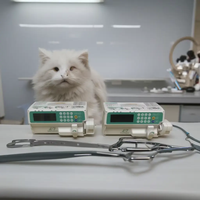 Pompe à perfusion électronique portable pour chiens Seringue de petite taille facile à utiliser pour les soins des animaux de compagnie
