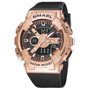Montre chronographe pour homme SMAEL 8006, OEM, résistante à l'eau, montre numérique pour homme, luxe - Product Image 3