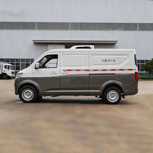 China Nuevo 4x2 Congelador de refrigeración Carga Pescado Carne Huevo 2 Ton Mini Caja <span class=keywords><strong>Furgonetas</strong></span> <span class=keywords><strong>refrigeradas</strong></span> - Product Image 3