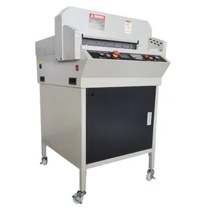 Mesin pemotong kertas elektrik 450mm dengan layar sentuh 7 inci mesin pemotong kertas manual CE Cina