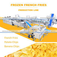 Nieuwe 200Kg Bananencassave Zoete Aardappel Weegbree Chips Lijn Chips Maken Machine Groentefruit Fabriek