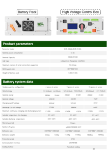 Nouveau système de stockage d'énergie solaire commercial avec batterie au lithium de 215 kW, 60 <span class=keywords><strong>kWh</strong></span>, 100 <span class=keywords><strong>kWh</strong></span>, <span class=keywords><strong>200</strong></span> kW, conteneur de stockage d'énergie - Product Image 6