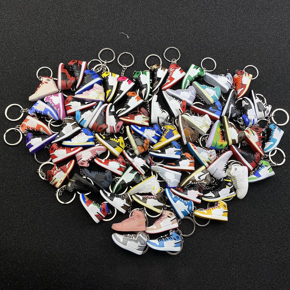 Best Selling Nike Keychain Nike Shoe Keychain 3D Rubber Design