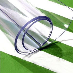 China wholesale 0.5mm 1mm 2mm 3mm Clear soft flexible Transparent PVC soft plastic sheet Roll Fill