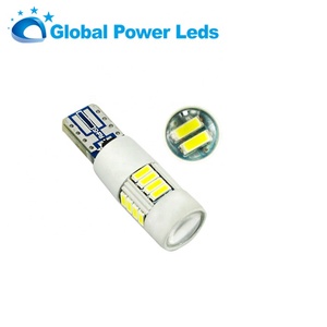 หลอดไฟ LED Globalpowerleds T10 4014 SMD CANBUS สำหรับไฟเลี้ยว 12-16VDC -40C ถึง +80C สำหรับรถยนต์ - Product Image 2