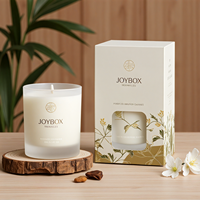 JOYBOX Personalizza Scatole Regalo per Candele in Cartone Avorio Rettangolare Uniche, con Laminazione Lucida/Opaca, Goffratura e Verniciatura