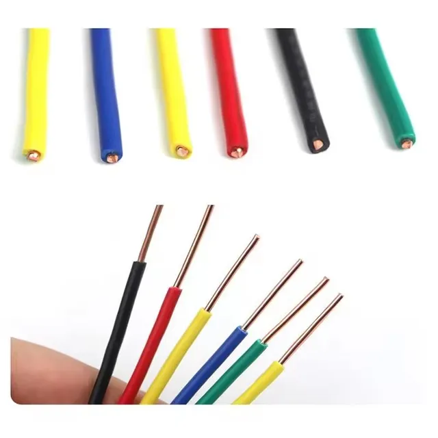 Electrical Wire BV Cable PVC House Copper Cable 1.5mm 2.5mm 4mm 6mm 10mm Insulated Solid Conductor Underground Application 450/7