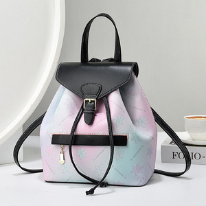 Sac à dos classique en cuir PU imprimé, imperméable, pour femme, idéal pour le bureau, les loisirs et les voyages – Vente en gros usine - Product Image 3