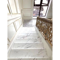 Newstar Newyork Blanc Marbre Naturel Marbre Blanc Panneau De Terrasse Escalier Stepping Marbre Ardoise Dalle