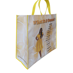 Số lượng lớn tùy chỉnh tái sử dụng <span class=keywords><strong>Tote</strong></span> mua sắm túi tái chế sinh thái không dệt túi với logo - Product Image 4