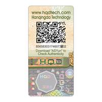 Autocollant d'hologramme de code QR personnalisé Étiquette de sécurité holographique