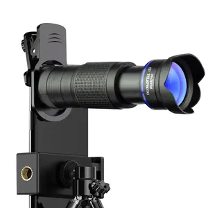 Teléfono móvil HD 36x teleobjetivo telescopio BAK4 Super Zoom lente para telescopio Monocular Smartphone