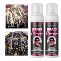 Mousse Coiffante Luxfume Personnalisée pour Tresses, Mousse Brillante pour Tressage, Mousse à Tresser Marque Privée, Mousse Cheveux pour Dreadlocks