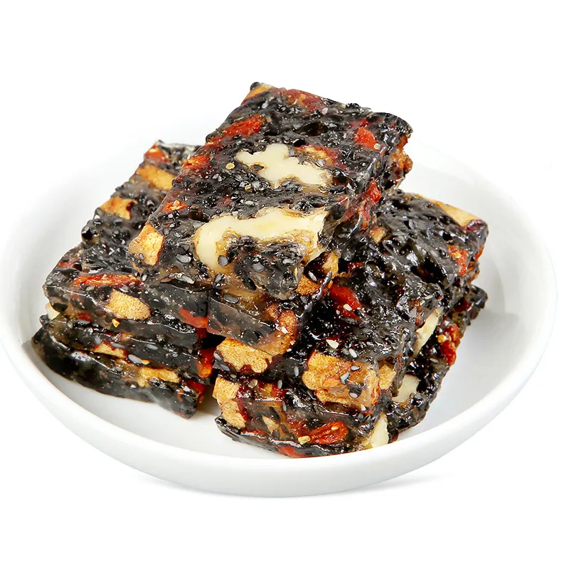 Chinese Traditional Food Black Sesame Walnut Jujube Sweet Soft Candy Wholesale