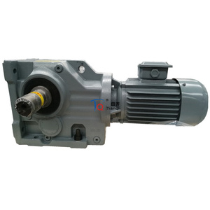 Küçük 90 derece hız düşürücü yüksek kalite K Ka Kaf serisi kepenk helisel konik dişli elektrik motoru redüksiyon dişli kutusu - Product Image 4