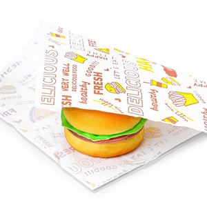 กระดาษไขกันน้ำมันสำหรับห่ออาหารแบบกำหนดเอง ZJPACK สำหรับเบอร์เกอร์และแซนวิช - Product Image 3