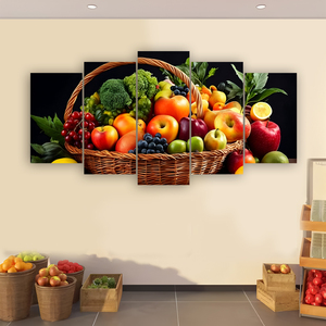 Pittura decorazione per la casa di arte della parete del negozio di frutta con cinque cristalli di cristallo a diamante in porcellana intarsiato per la decorazione della <span class=keywords><strong>cucina</strong></span> - Product Image 4