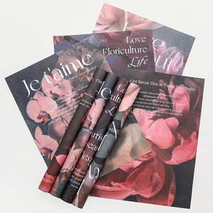 Papier d'emballage rétro imperméable pour boîte cadeau bouquet fleur mère <span class=keywords><strong>oeillet</strong></span> saint valentin - Product Image 1