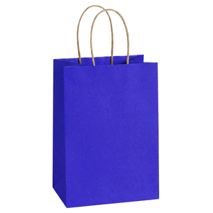 Bolsas de Compra de Papel Kraft Ecológicas Clásicas con Logotipo Personalizado, Asas de Mano y Colores a Elección para Uso Comercial y Promocional en Supermercados - Product Image 3