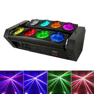 MINI LED 8x12W Lumière D'araignée RGBW DMX512 LED Faisceau de Tête Mobile Lumière Utilisée En DJ <span class=keywords><strong>Disco</strong></span> barre D'éclairage de Scène KTV - Product Image 3