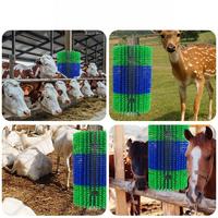 Brosse à gratter semi-ronde Shengfeng pour bovins et chevaux avec tondeuse à moutons pour massage du bétail dans les élevages de porcs