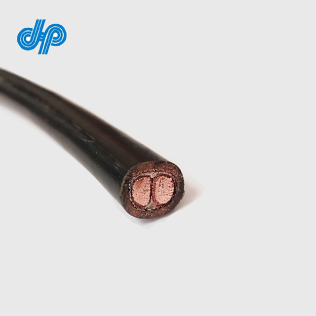 Power Cable 600V UL2586 2x10awg Black - Outdoor D Shielding