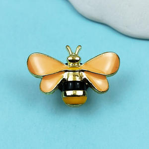 Broche Abeille Dorée 3D, Insecte Mignon, Badge Animal Brillant, Accessoire de Mode, Cadeau, Épinglette en Émail - Product Image 2