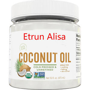 <span class=keywords><strong>Olio</strong></span> <span class=keywords><strong>di</strong></span> <span class=keywords><strong>Cocco</strong></span> Vergine <span class=keywords><strong>Biologico</strong></span> Puro al 100% Pressato <span class=keywords><strong>a</strong></span> <span class=keywords><strong>Freddo</strong></span>, Grado Alimentare, Vegano, per Cucinare, Cuocere e Insalate, Etichetta Privata Personalizzabile - Product Image 1