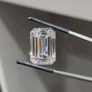 Schnelle Lieferung ab Lager Synthetischer Smaragdschliff Diamant IGI-Zertifiziert D/E/F VVS/VS1 1/2/3ct HPHT CVD Laborgezüchteter Diamant im Smaragdschliff - Product Image 3