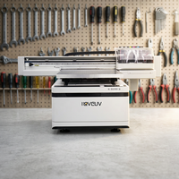 Printer UV Flatbed 6090 600x900mm LED UV Inkjet untuk Akrilik Kayu Kaca Logam PVC