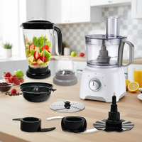 Blender portable en acier inoxydable, capacité 1,5 L, moteur en cuivre pur, pour smoothies, multifonctionnel, chauffe-aliments