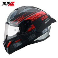 Nouveaux casques de moto intégraux avec grand spoiler, double visière, boucle à dégagement rapide, XXL VINDICATOR TRAVELER DOT ABS, toutes saisons