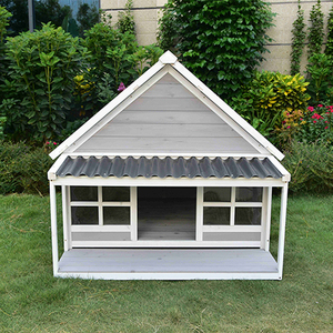 Casa para Perros de Madera para Exteriores, Ecológica, Reciclable, Impermeable, Resistente al Viento, Diseño Moderno para Perros Medianos/Grandes, Venta Directa al Por Mayor - Product Image 2