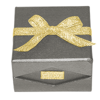 Boîte de papier de stratification brillante de luxe personnalisée avec charnière Design Revêtement UV de qualité supérieure pour bijoux bagues montres Solution cadeau